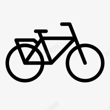 自行车架子骑行图标图标