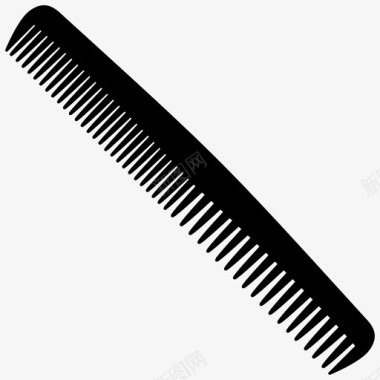 梳子理发师头发图标图标