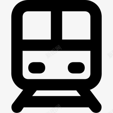 铁路机车火车图标图标