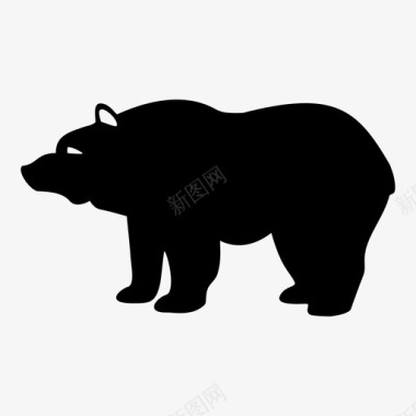 熊动物森林动物图标图标
