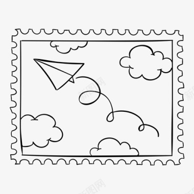 邮票飞信邮件图标图标
