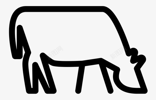 羊腿肉牛动物牛肉图标图标