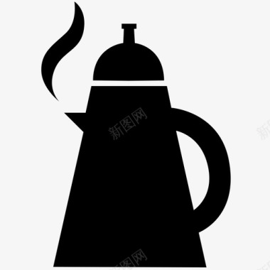 咖啡壶咖啡机滴咖啡图标图标