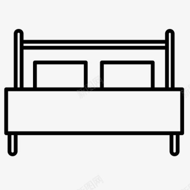 现代沙发家具家具床沙发图标图标