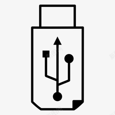 USB端口闪存驱动器usbusb徽标图标图标