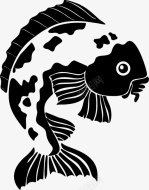 锦鲤免抠png锦鲤鱼漂亮颜色图标图标