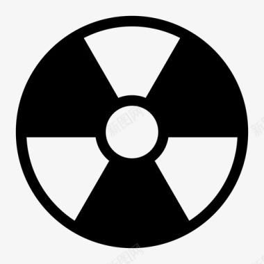 辐射辐射危害环图标图标
