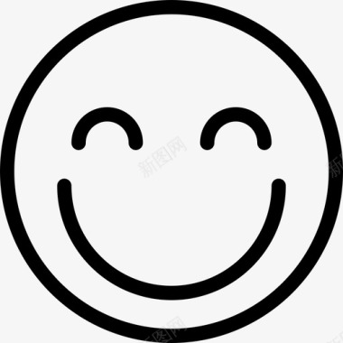 185085 - happy smiley streamline图标