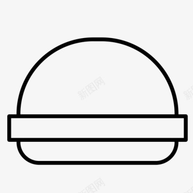 汉堡奶酪快餐图标图标