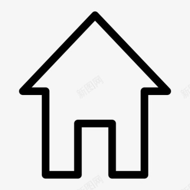 房子主页免抠png主页应用程序建筑图标图标