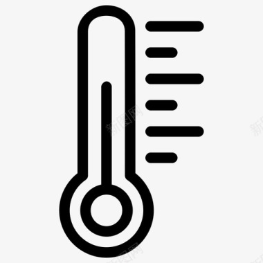 气候图标温度计气候室温图标图标