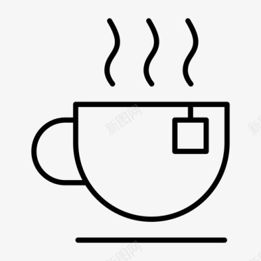咖啡厅茶杯饮料热茶图标图标