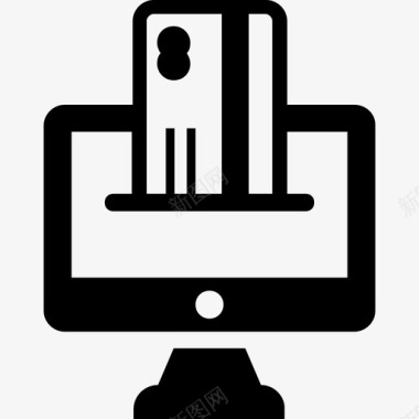 塑料详情页电子交易银行网购图标图标