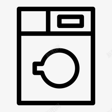 洗衣机洗衣机清洁剂衣物图标图标