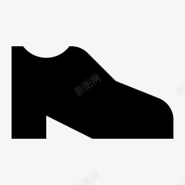鞋舒适鞋类图标图标