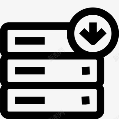 服务器数据库服务器存储图标图标