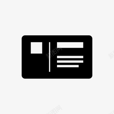名片身份证网页机构标志符号图标图标