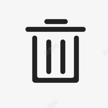 垃圾容器垃圾桶图标