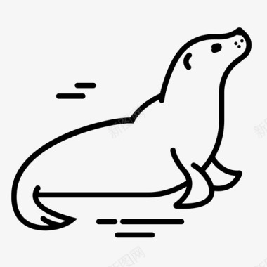 海豹海狮图标图标