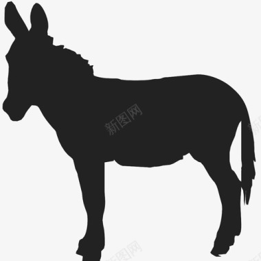 驴子阿尼玛动物驴子图标图标
