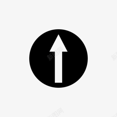 单向交通道路交通交通标志图标图标