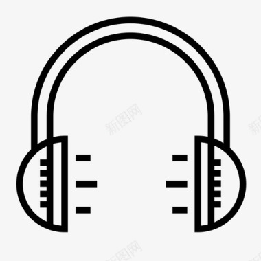 耳机小工具信息技术图标图标