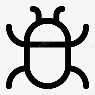 鐭虫煴虫动物生物图标图标