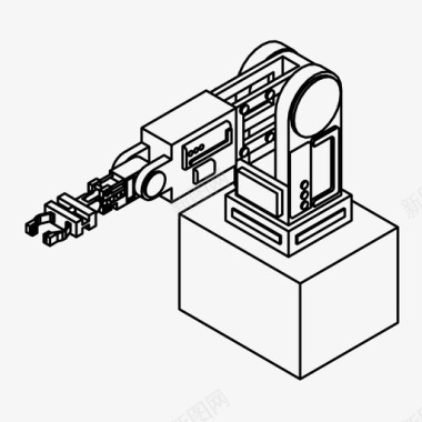 机械臂未来工业图标图标