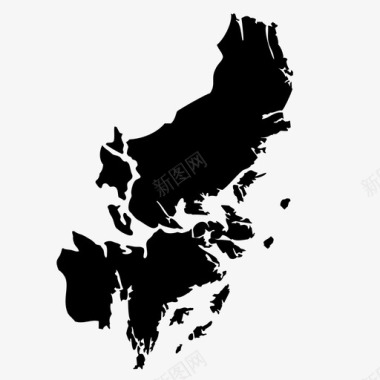 斯德哥尔摩县地图瑞典图标图标