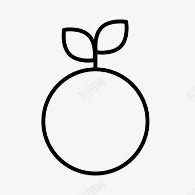 油桃水果收获图标图标
