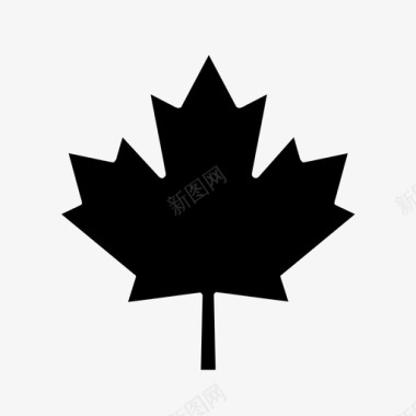 枫叶加拿大北部图标图标