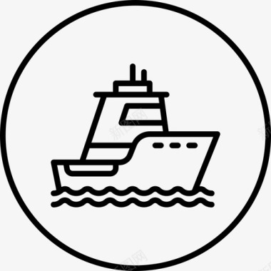 船游船海图标图标