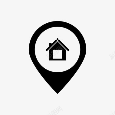 别针地图针图标图标