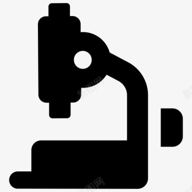 显微镜显微镜光学显微镜单体医学第三卷图标图标