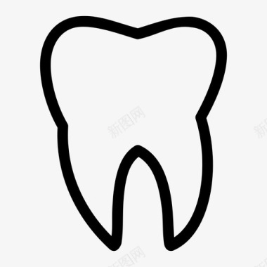 牙齿牙医健康图标图标