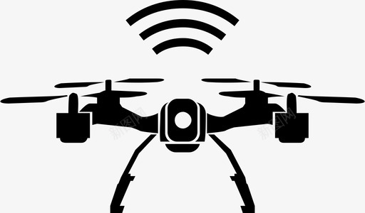 直升机wifi无人机无人机摄像头四轮直升机图标图标