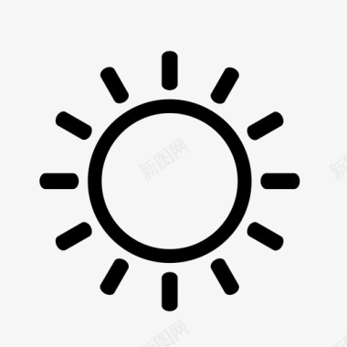 太阳光库太阳光天空图标图标