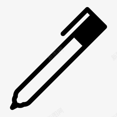 钢笔圆珠笔文具图标图标