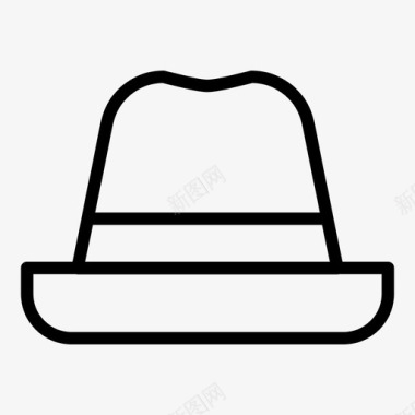 帽子配件时尚图标图标