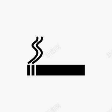 房间香烟房间烟雾图标图标