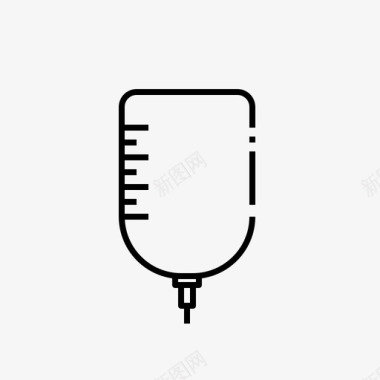 盐水小龙虾静脉输液袋药物混合物图标图标