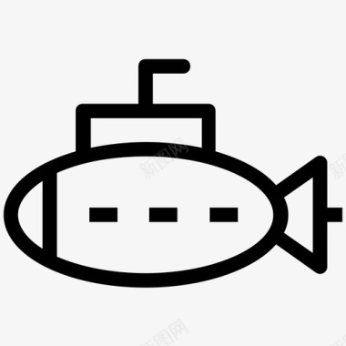 潜艇防务舰海洋图标图标