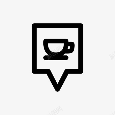 咖啡指针咖啡厅饮料图标图标