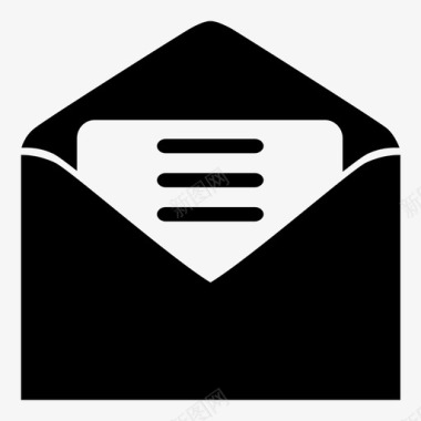 邮件标志信息电子邮件信封图标图标