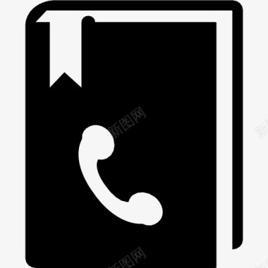 电话簿文件折叠图标图标