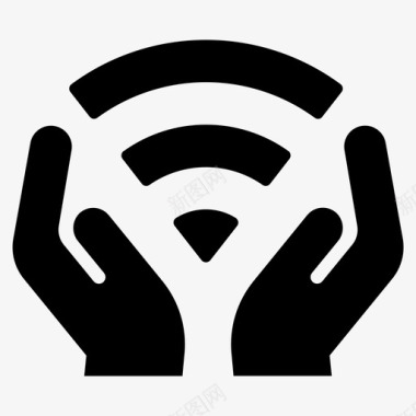 眩光点wifi点wifi接入图标图标