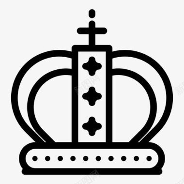 王冠王冠国王图标图标