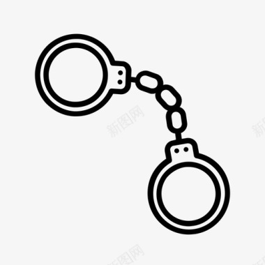 手铐罪犯监狱图标图标