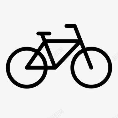 基本自行车自行车骑自行车图标图标