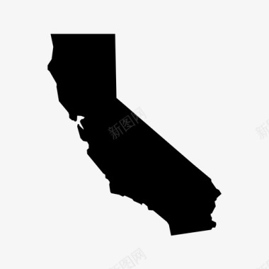 加利福尼亚州州美国图标图标